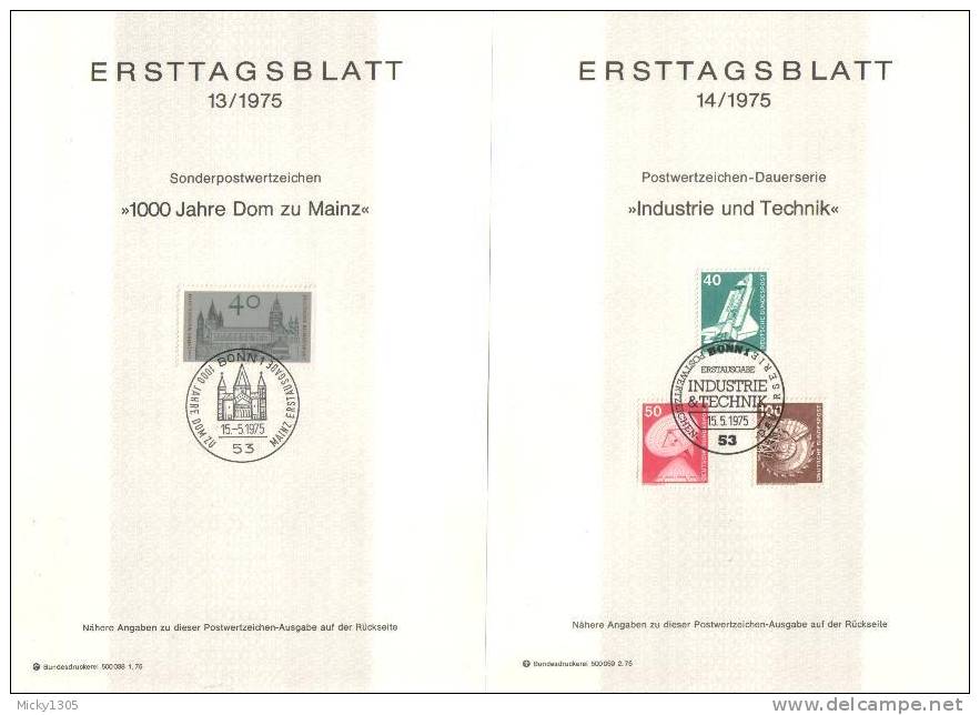 Germany - ETB 1975 komplett 24 Stück / complete 24 pieces (x250)-