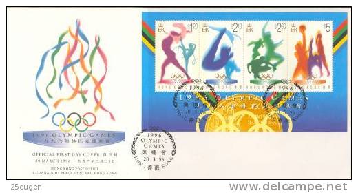 HONG KONG 1996 MICHEL NO: BL.39  FDC - FDC