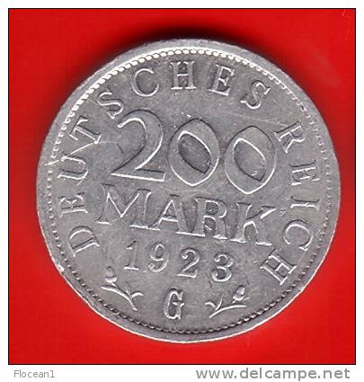 **** ALLEMAGNE - GERMANY - 200 MARK 1923 G - WEIMAR REPUBLIC **** EN ACHAT IMMEDIAT - 200 & 500 Mark