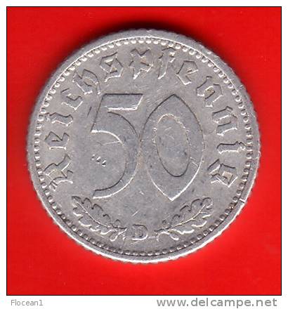 **** ALLEMAGNE - GERMANY - 50 REICHSPFENNIG 1940 D - THIRD REICH **** EN ACHAT IMMEDIAT - 50 Reichspfennig