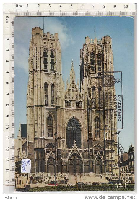 PO3401B# BELGIO - CATTEDRALE ST.MICHEL  VG 1971 - Lettres & Documents