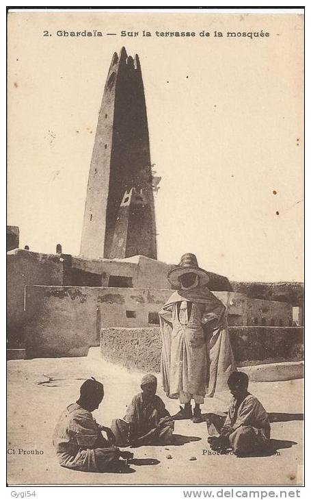 GhardaÏa Sur La Terrasse De La Mosquée - Ghardaia