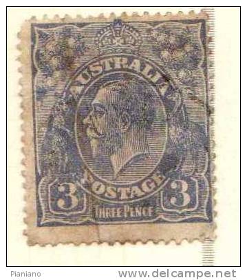 PIA - AUSTRALIA - 1926-28  : George V  -  (Yv  54B) - Usati