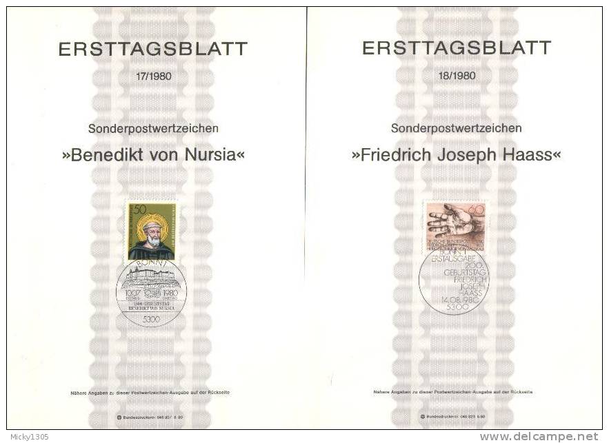 Germany - ETB 1980 komplett 26 Stück / complete 26 pieces (x255)-