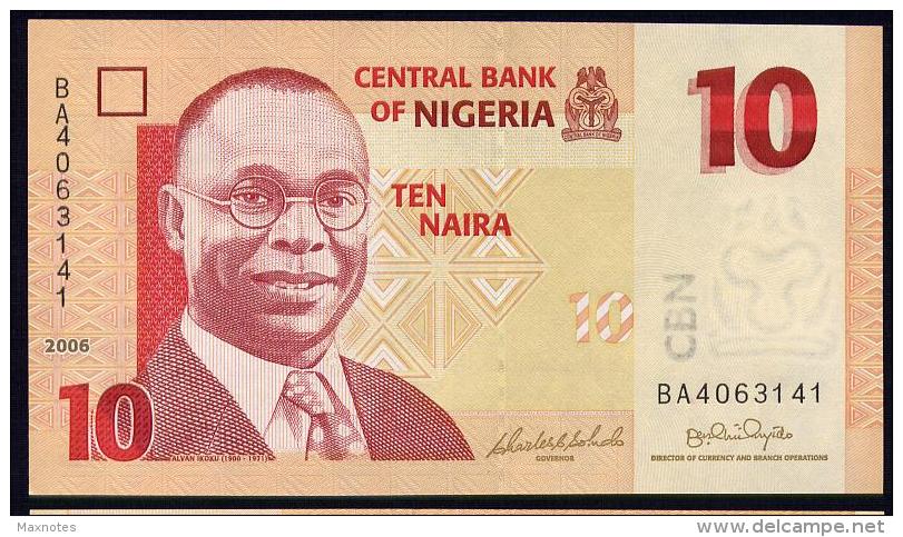 NIGERIA  : Banconota 10 Naira 2006 - FDS - Nigeria