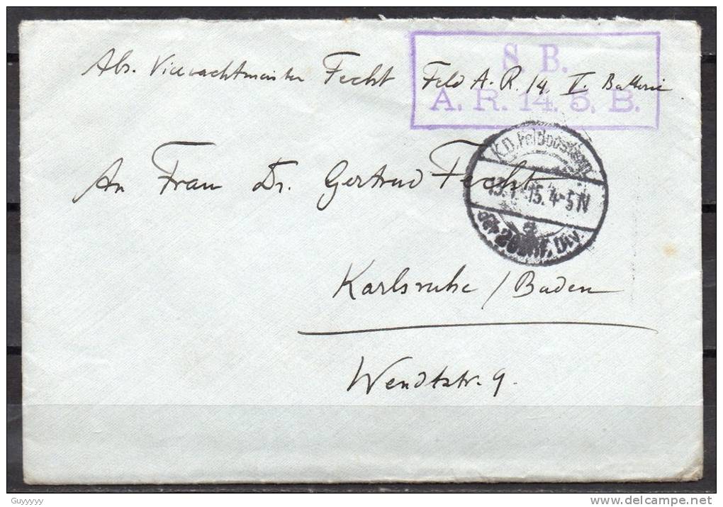 Allemagne - Feldpost - Extraordinaire lot de correspondance - 1914/18 - Rare, à voir !!!