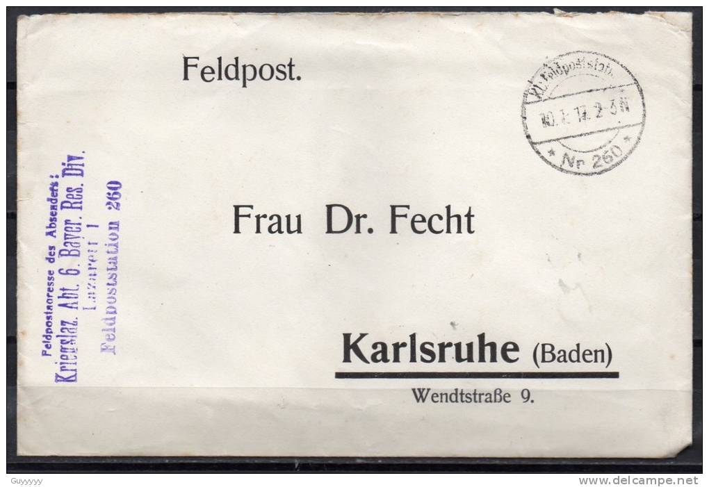 Allemagne - Feldpost - Extraordinaire lot de correspondance - 1914/18 - Rare, à voir !!!