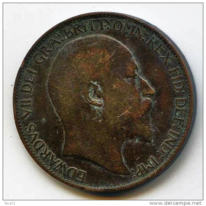 Half Penny  Britanique 1902 TTB+/XF - C. 1/2 Penny