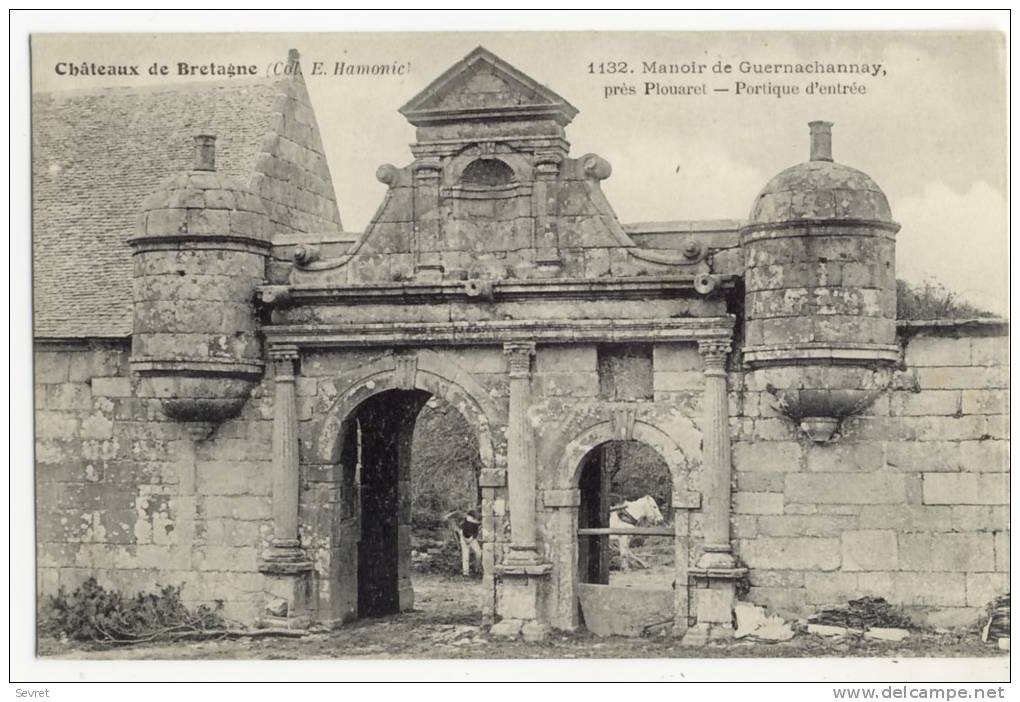 PLOUARET. - Manoir De Guernachanay. Portique D'entrée - Plouaret