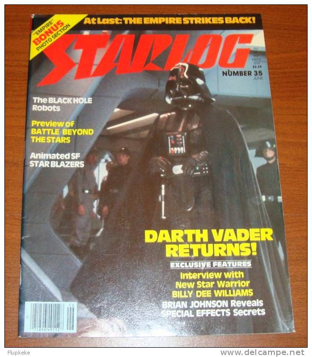 Starlog 35 June 1980 Darth Vader Returns Star Wars The Black Hole Battle Beyond The Stars - Divertimento