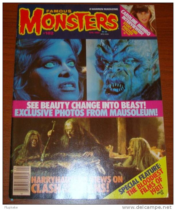 Famous Monsters 182 April 1982 Caroline Munro Interview  Harryhausen's Views On Clash Of The Titans - Amusement