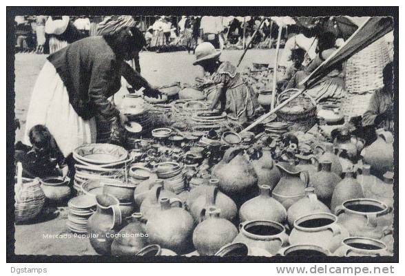 Bolivia Años 50, Mercado Popular Cochabamba. - Bolivien