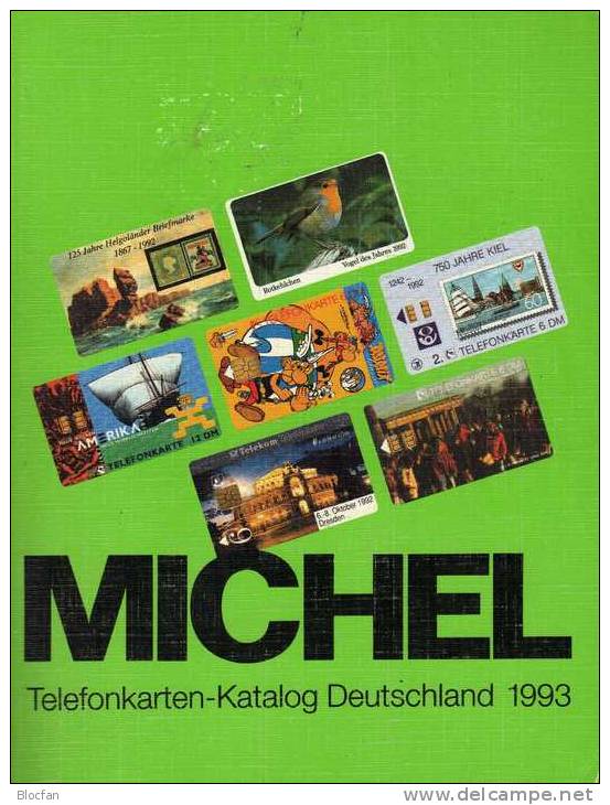 Michel Telefonkarten Katalog 1993 Antiquarisch 24€ Karten Mit Briefmarkenmotiv P S A E O B T W X V N Cards Und Billets - Other & Unclassified