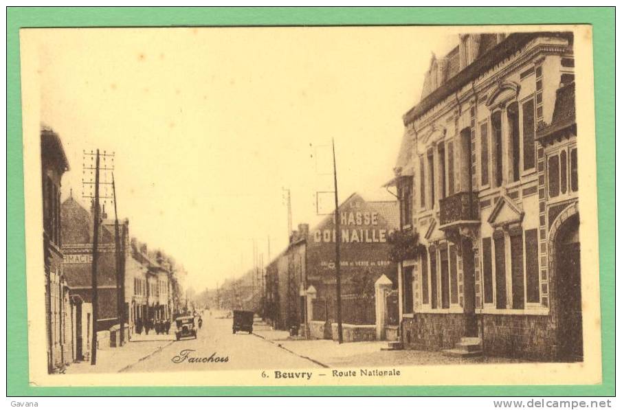 62 BEUVRY - Route Nationale - Beuvry