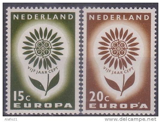 EUROPA  - PAYS BAS 1964 - Yvert N° 801/802 - NEUFS SANS CHARNIERE - 1964