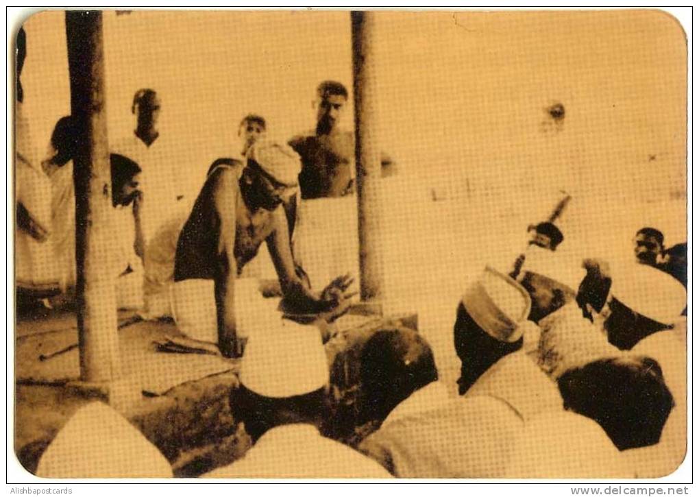 Mahatma Gandhi, Picture Postcard, India As Scan - Mahatma Gandhi