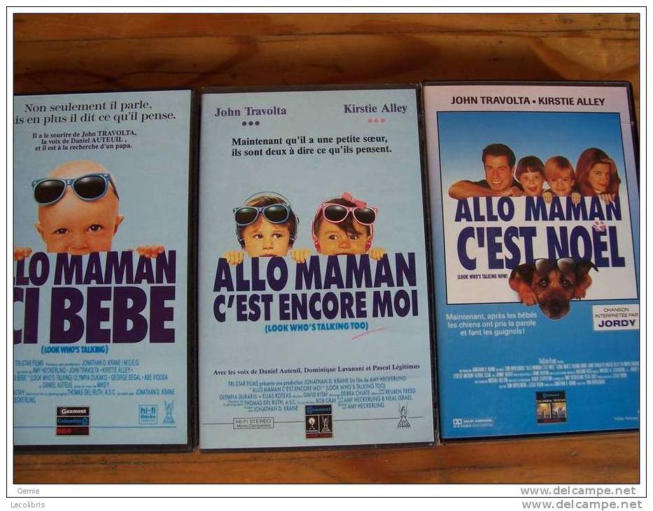 ALLO MANMAN ICI C´EST BEBE  +  ALLO MANMAN C´EST ENCORE MOI +   ALLO MAAN C´EST NOEL  // 3 FILMS - Comedy