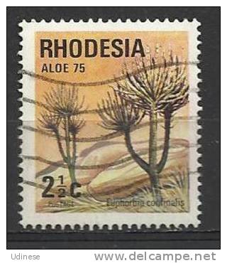 RHODESIA 1975 - DESERT FLOWER 2.5  - USED OBLITERE GESTEMPELT USADO - Rhodésie (1964-1980)