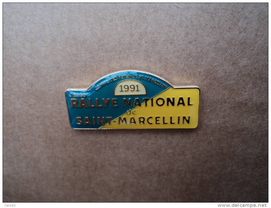 PINS RALLYE NATIONAL ASACD COMITE DES FETES DE SAINT MARCELLIN 1991 - Rallye