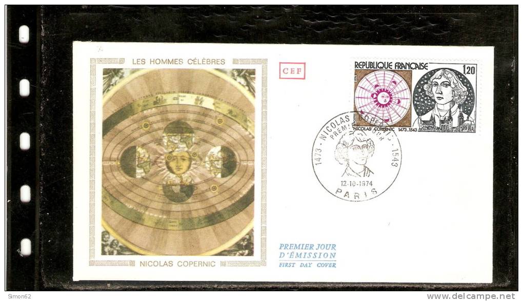 ASTRONOME  FDC NICOLAS COPERNIC - Astrologie