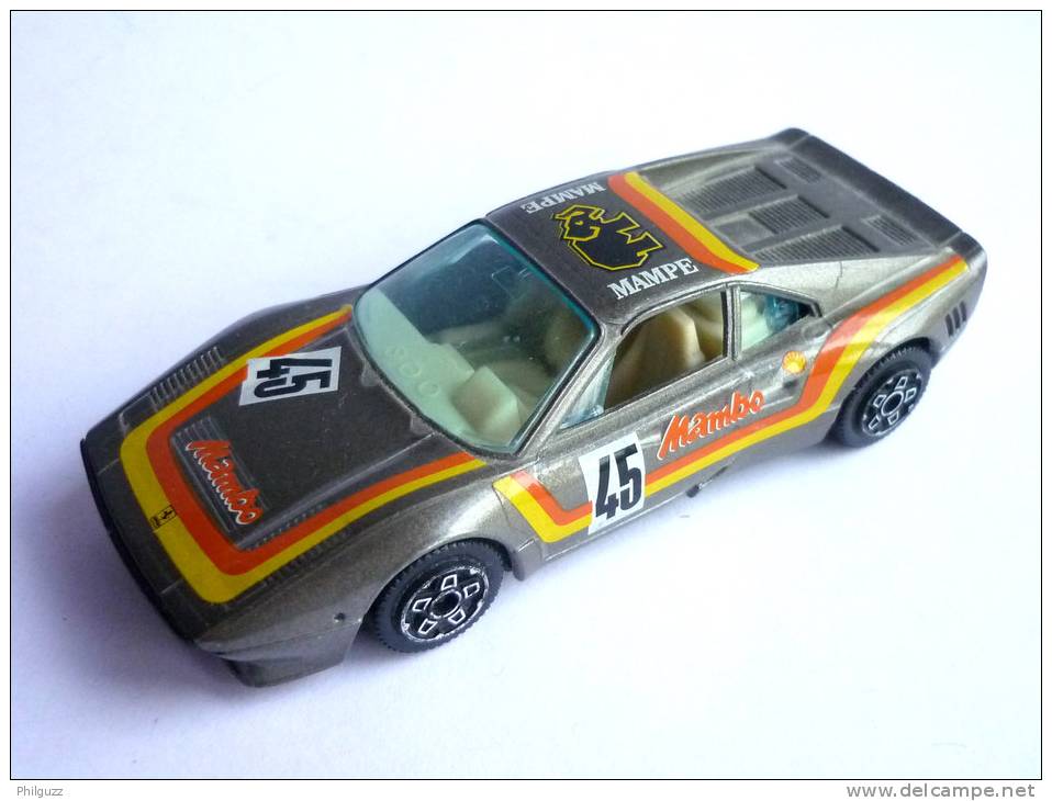 VOITURE - AUTOMOBILE -  BURAGO - FERRARI GTO GRISE MAMBO - 1/43 ème - Burago