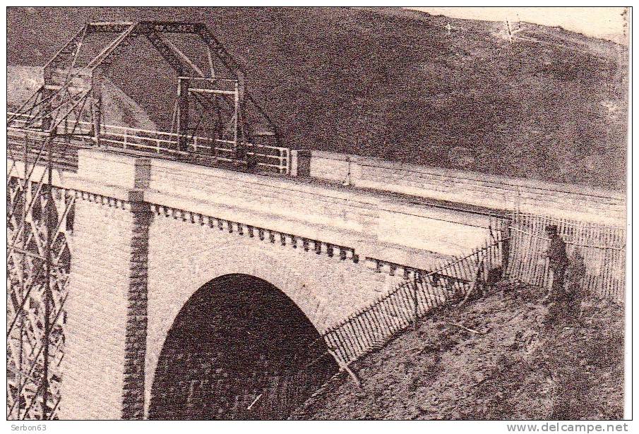 CARTE ANCIENNE C.P.A. 63770 LES FADES LE VIADUC SIOULE SAINT GEORGES LES ANCIZES COMPS PUY DE DOME GOUTTEFANGEAS N° 1181 - Saint Gervais D'Auvergne