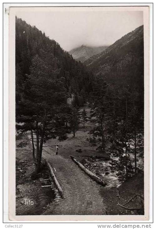 Vieille Aure Vallée D'Aure Le Rioumajou Plateau De Fredançon 1388m 1951 Edition Tito Bordeaux - Vielle Aure