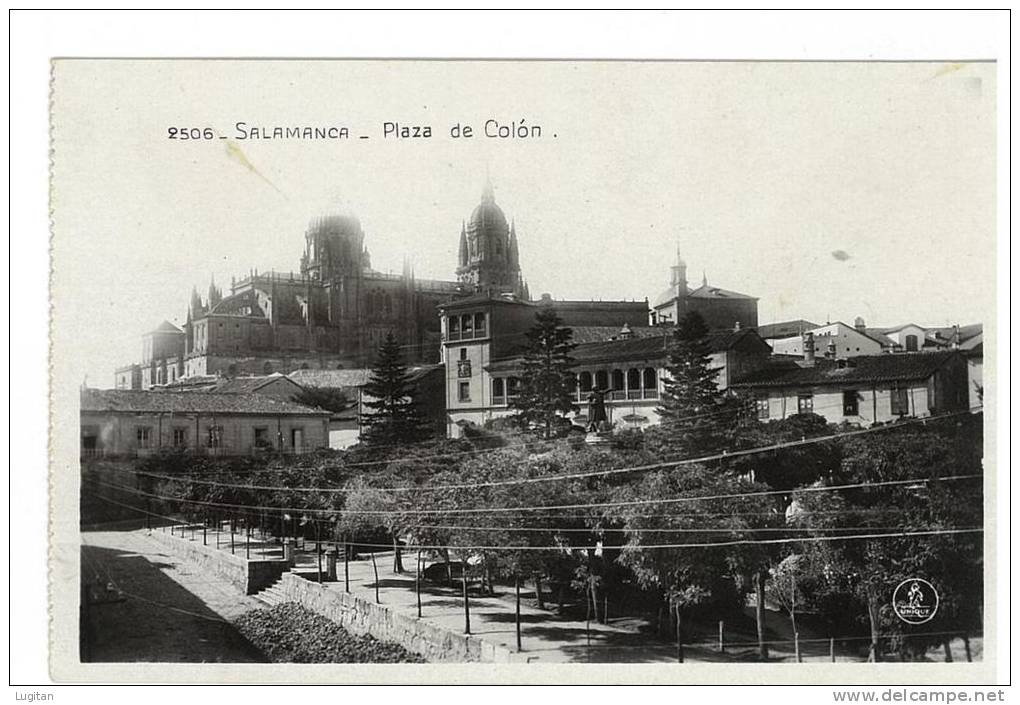 CARTOLINA - SPAGNA - SALAMANCA  - PIAZZA DEI COLONI - NON VIAGGIATA - Salamanca