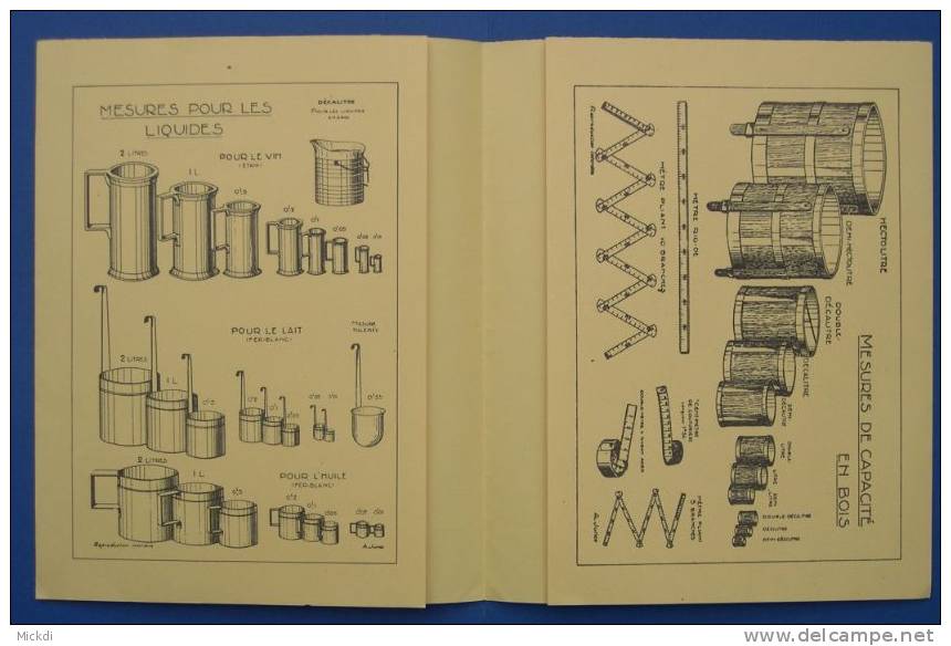 PROTEGE CAHIER - ALOUETTE - ERBE - HELICOPTERE - MESURE POUR LIQUIDES - MESURES DE CAPACITE EN BOIS - 3 SCANS - Book Covers