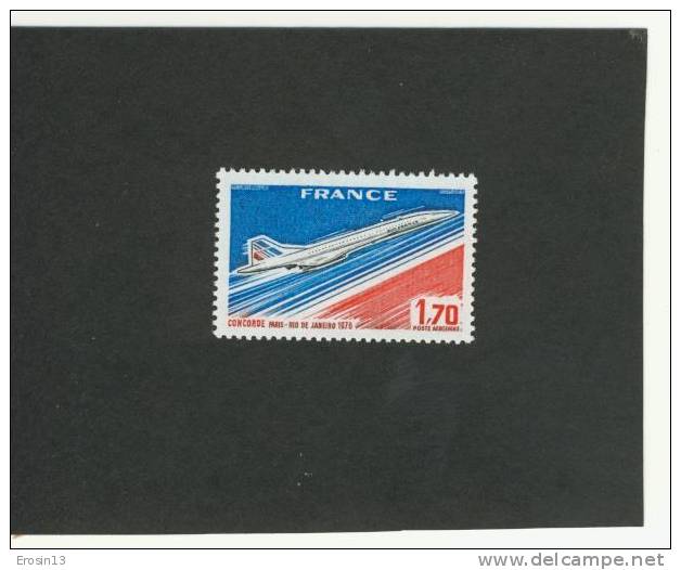 FRANCE - 1976 - P.A N°49** -  Mise En Service Commercial De "Concorde" Paris-Rio De Janeiro 1976 - 1960-.... Nuovi