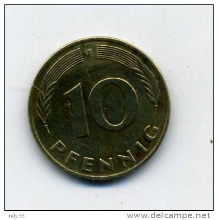 - ALLEMAGNE RFA . 10 PF. 1988 . - 10 Pfennig