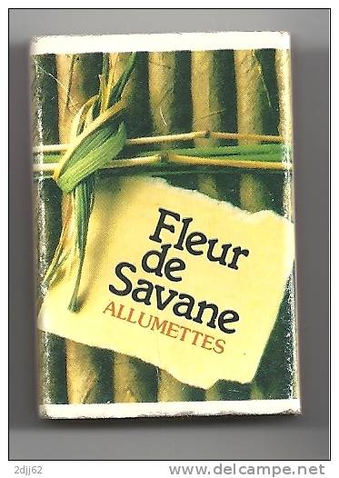 CIgare, Fumeur, Fleur, Savane, Classe Ouverte - Boite Allumettes, Utilisée, Vide  (AL019) - Tabaco