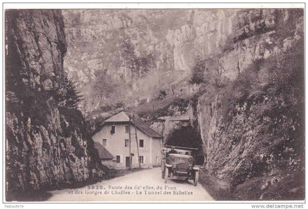 2929.   Route Des Echelles , Du Frou Et Des Gorges De Chailles.  -  Le  Tunnel   Des  Echelles - Les Echelles