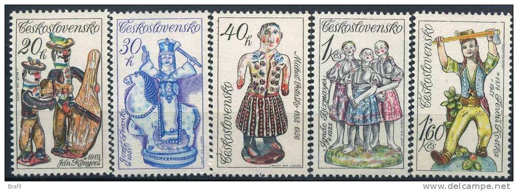 1978 Cecoslovacchia, Ceramiche Slovacche, Serie Completa Nuova (**) - Unused Stamps