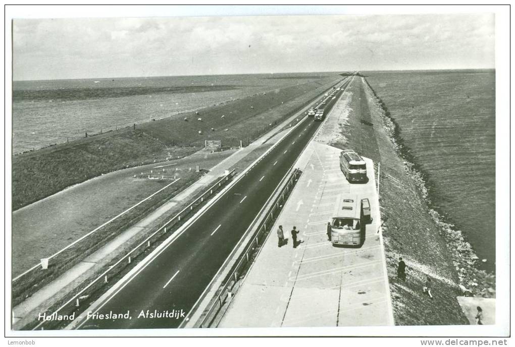 Holland, Netherlands, Friesland, Afsluitdijk, Unused Real Photo Postcard [P9138] - Den Oever (& Afsluitdijk)