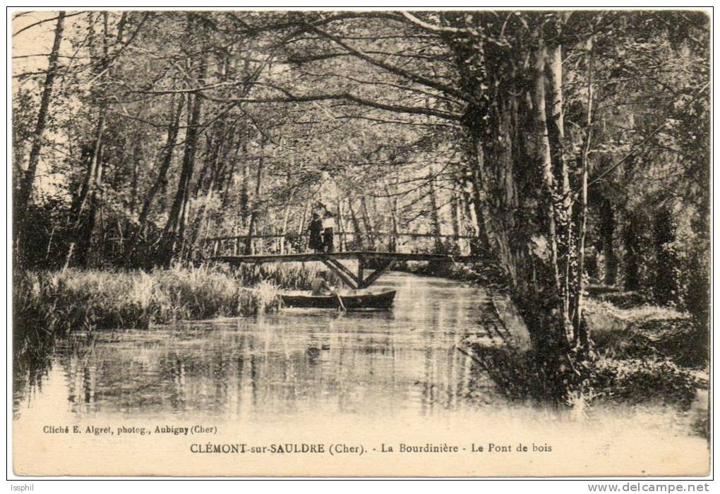 Clémont Sur Sauldre (Cher) La Bourdinière Le Pont De Bois - Clémont