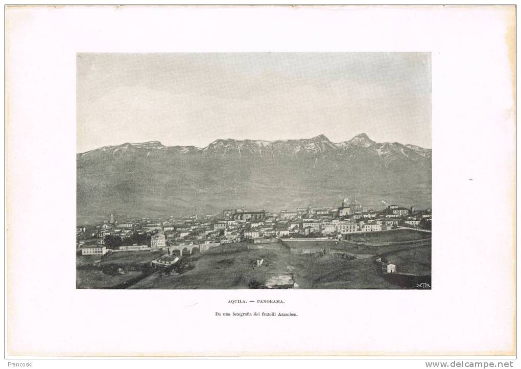 E.Reclus-Geografia Univ.-Italia 1904-Abruzzi E Molise-Litografie:Topografie,Costumi,Gran Sasso,L'Aquila, Teramo,Alfedena - Libros Antiguos Y De Colección