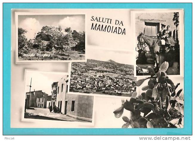 MAMOIADA VEDUTINE CARTOLINA FORMATO GRANDE VIAGGIATA NEL 1968 - Nuoro