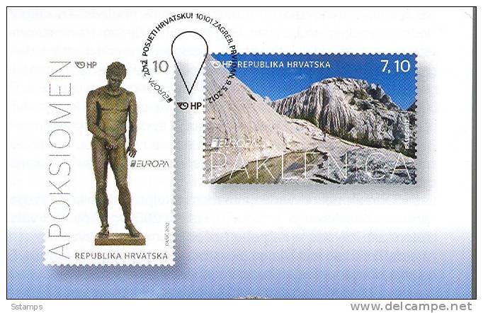 2012  HRVATSKA EUROPA CEPT CROAZIA  KROATIEN   SET  USED - 2012