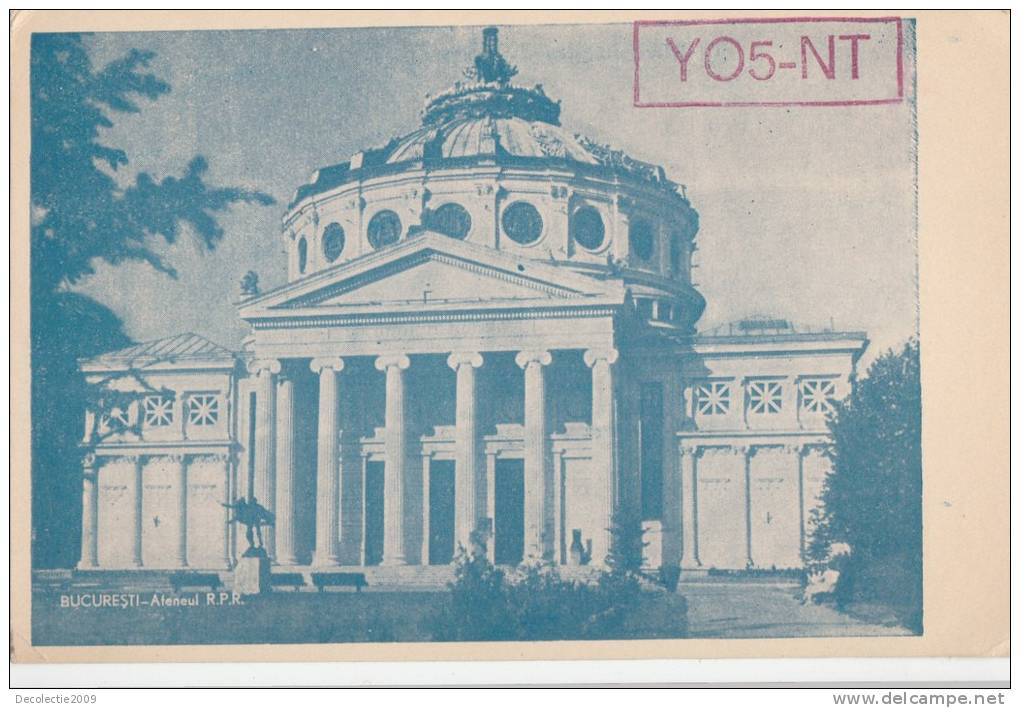 ZS30562 Cartes QSL Radio YO5-NT ROMANIA Used Perfect Shape Back Scan At Request - Radio