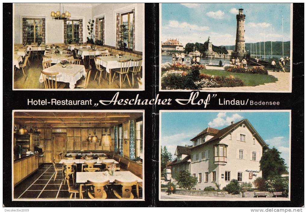 ZS31095 Hotel Restaurant Aeschacher Hof In Lindau/Bodensee Not Used Perfect Shape Back Scan At Reques - Restaurants