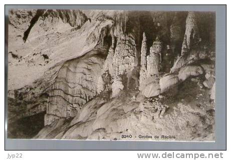 Jolie CP Ancienne Animée Suisse Grottes De Réclère - Ed Louis Burgy 3240 - CAD Réclère 17-08-1910 Pour Audincourt - - Réclère