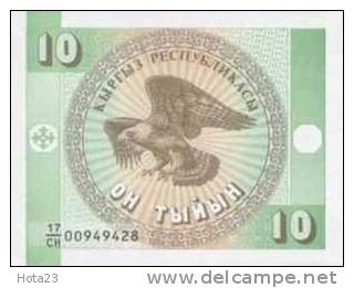 (!) Kyrgyzstan -10 Tyiyn - 1993 Years - UNC  EAGLE - Kirghizistan