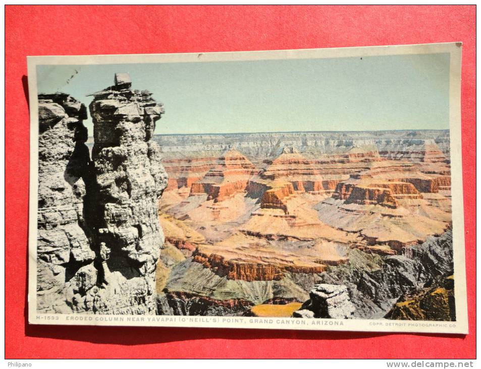 - Arizona > Grand Canyon  Detroit Publishing  H 1533  Eroded Column Near Yavapai O"Neills Point    -- Ref 524 - Grand Canyon