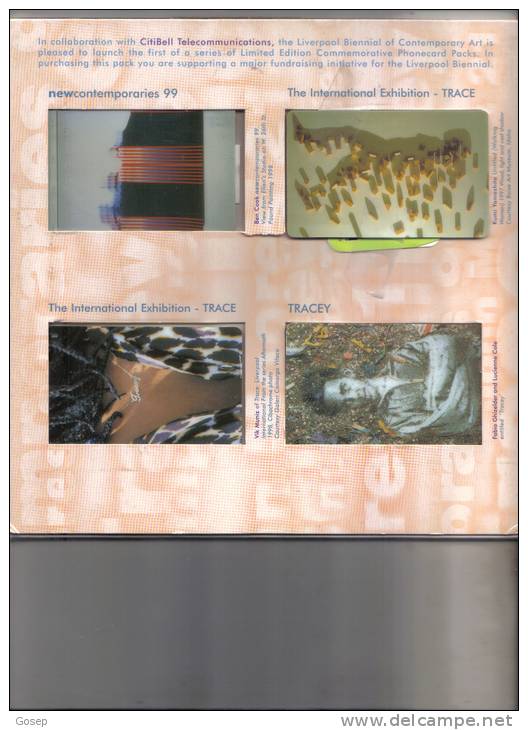 United Kingdom-liverpool Biennial Of Contemporary Art-tirage-1503(5 Cards)-mint+10 Cards Prepiad Free - BT Collector Packs