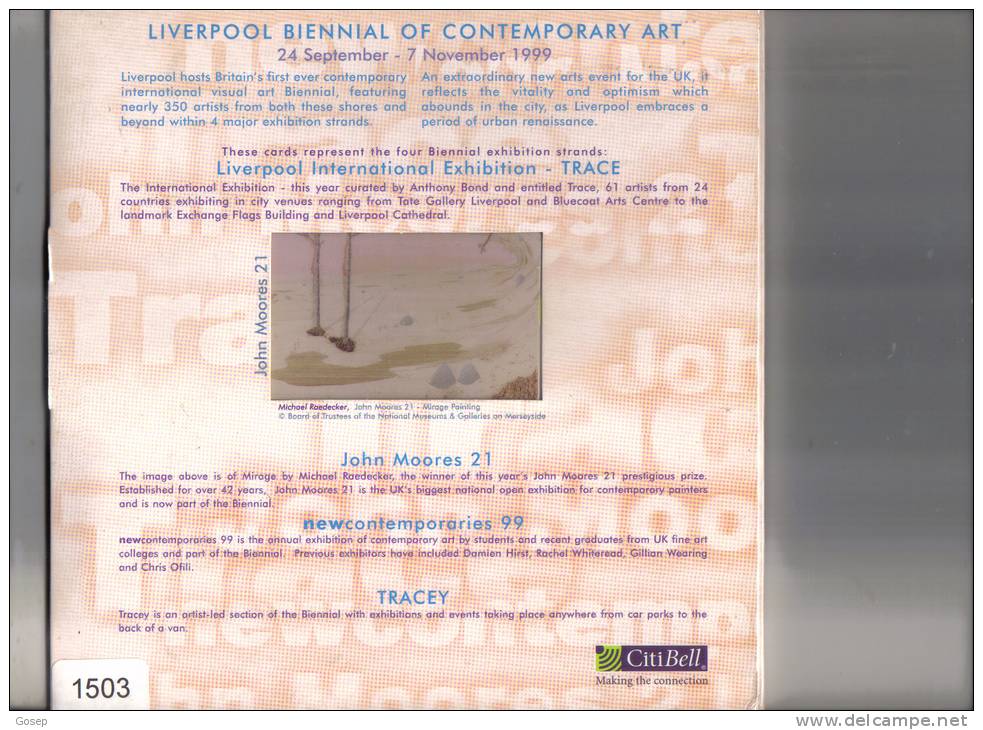 United Kingdom-liverpool Biennial Of Contemporary Art-tirage-1503(5 Cards)-mint+10 Cards Prepiad Free - BT Insieme Da Collezione