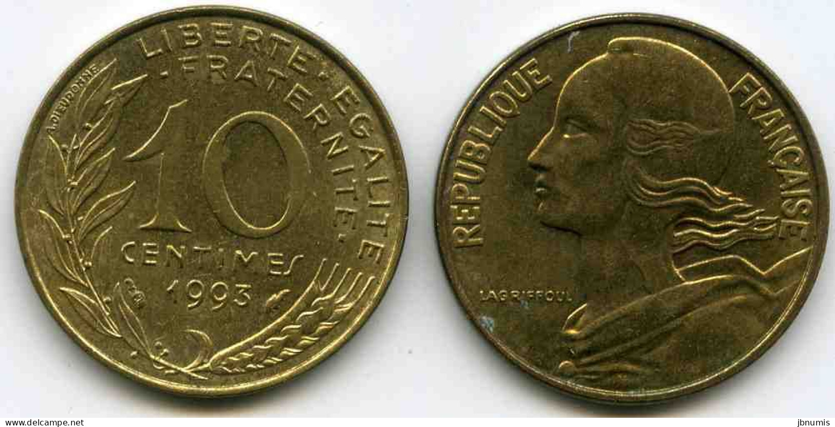 France 10 Centimes 1993 GAD 293 KM 929 - 10 Centimes