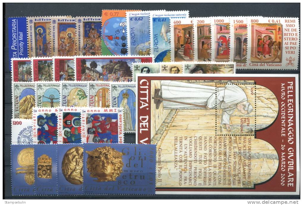 2001 COMPLETE YEAR PACK MNH ** - Años Completos