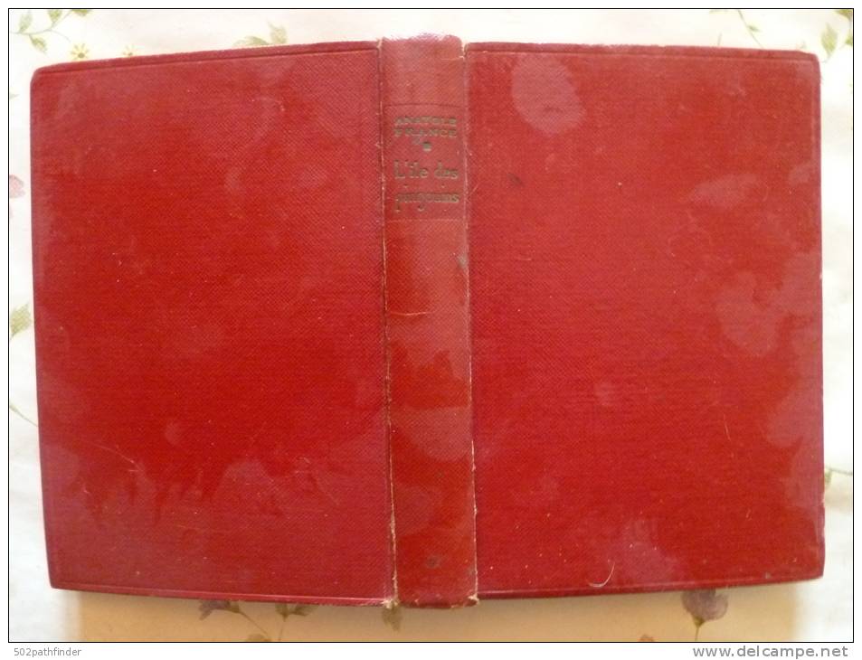 L'Ile Des Pingouins A.France1942 Collection Pourpre Col40 - Hachette - Brodart&Taupin .Coulommiers - Hachette Point Rouge