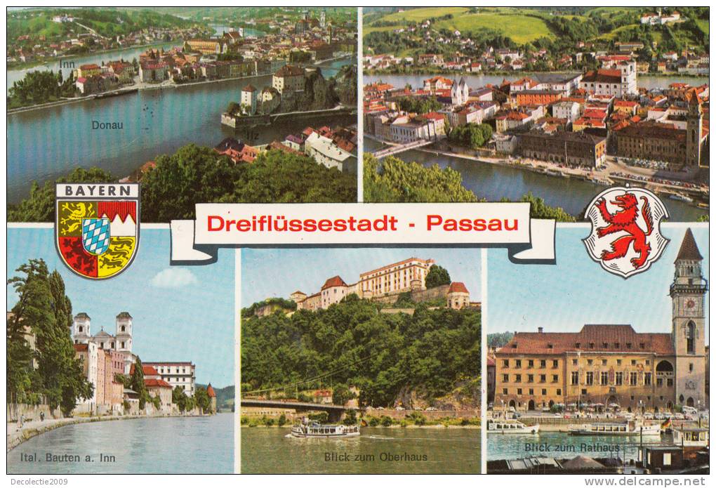 ZS31765 Germany Dreiflussestadt Passau Multiviews Used Perfect Shape Back Scan At Request - Passau